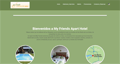 Desktop Screenshot of aparthotelmyfriends.com